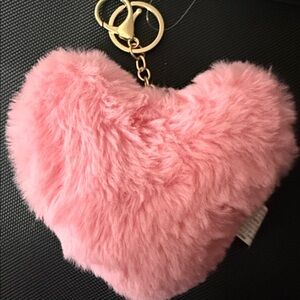 Pink Heart-Shaped Plush Pillow for Kids